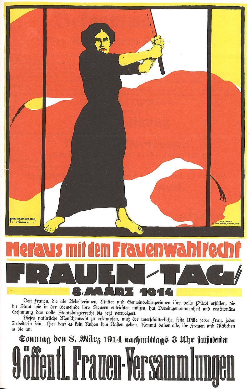 Wikipedia-Német nőnapi plakát 1914-ből